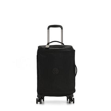 Kipling Spontaneous Small Rolling Suitcases Black Noir | CA 1752FD